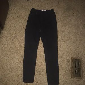 No boundaries high waisted black skinny jeans